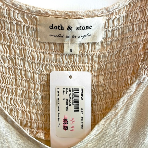 Cloth & Stone linen tank NWT - Picture 2 of 4
